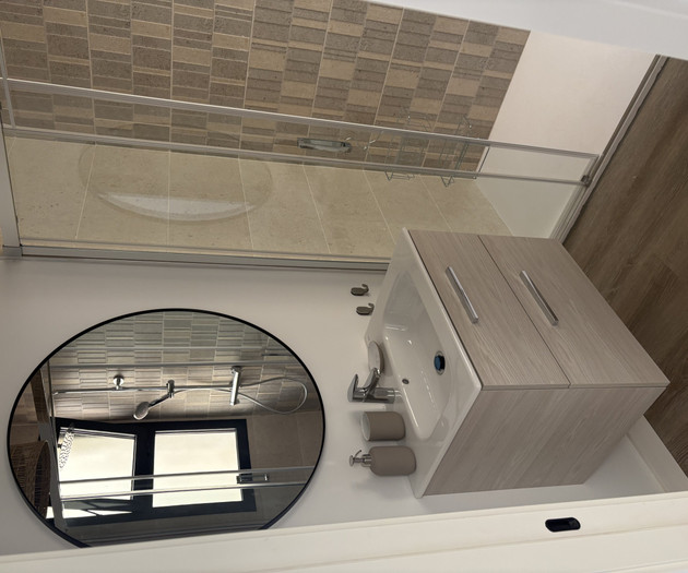 Bathroom vanity with mirror