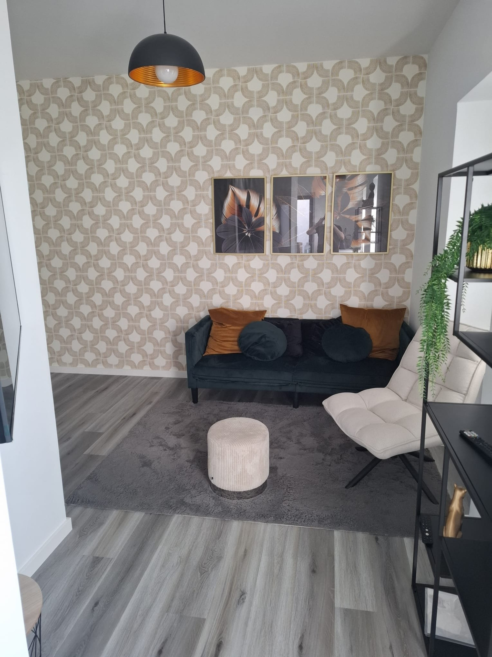 Cozy living room seating area