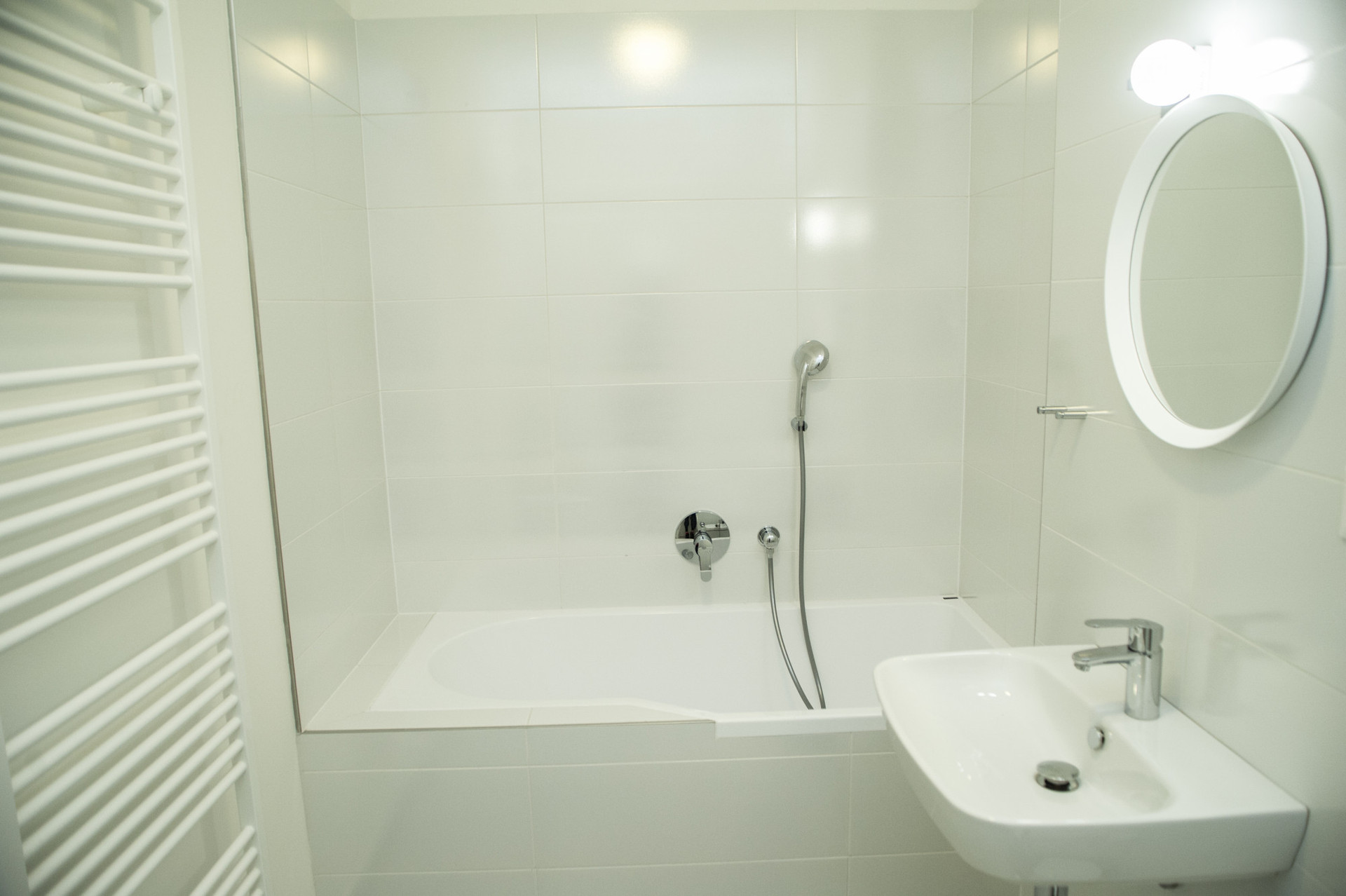 A tub provide comfort with its generous size