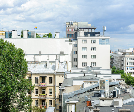 Two-level lux apartment in the centre of  Warsaw