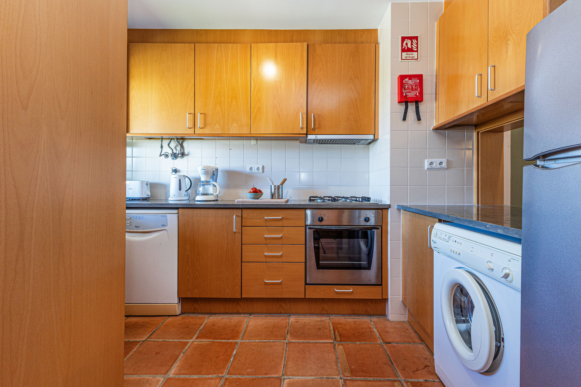Kitchen with appliances
