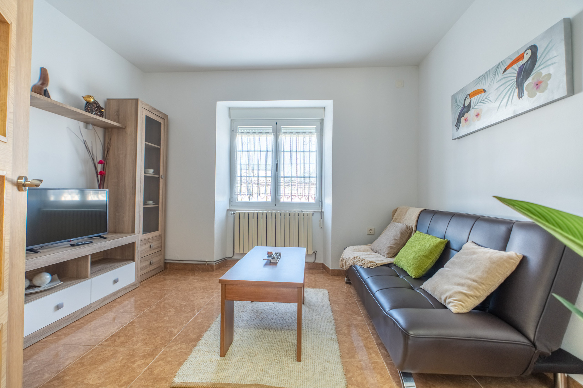 Living room with TV