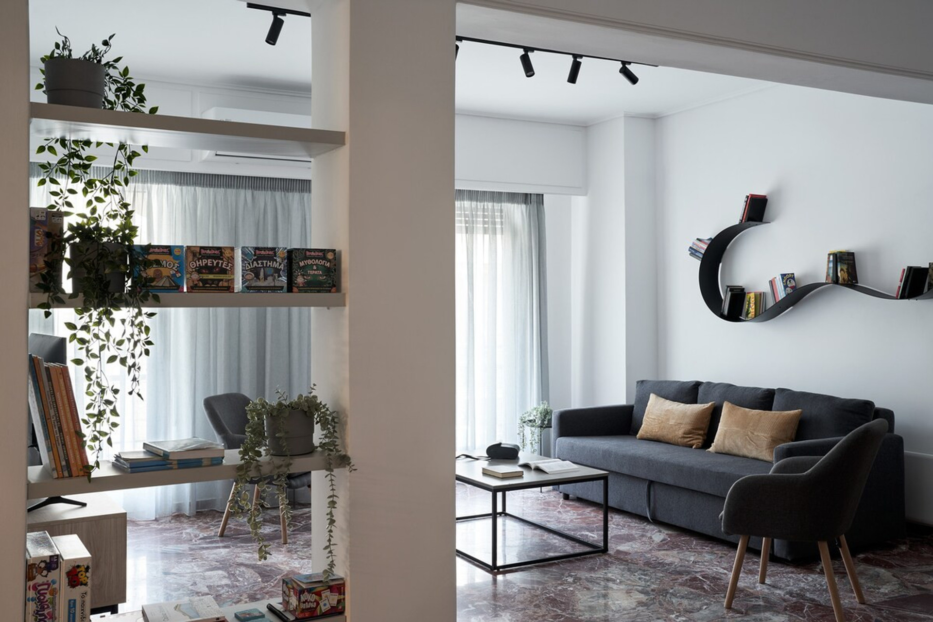 The living room