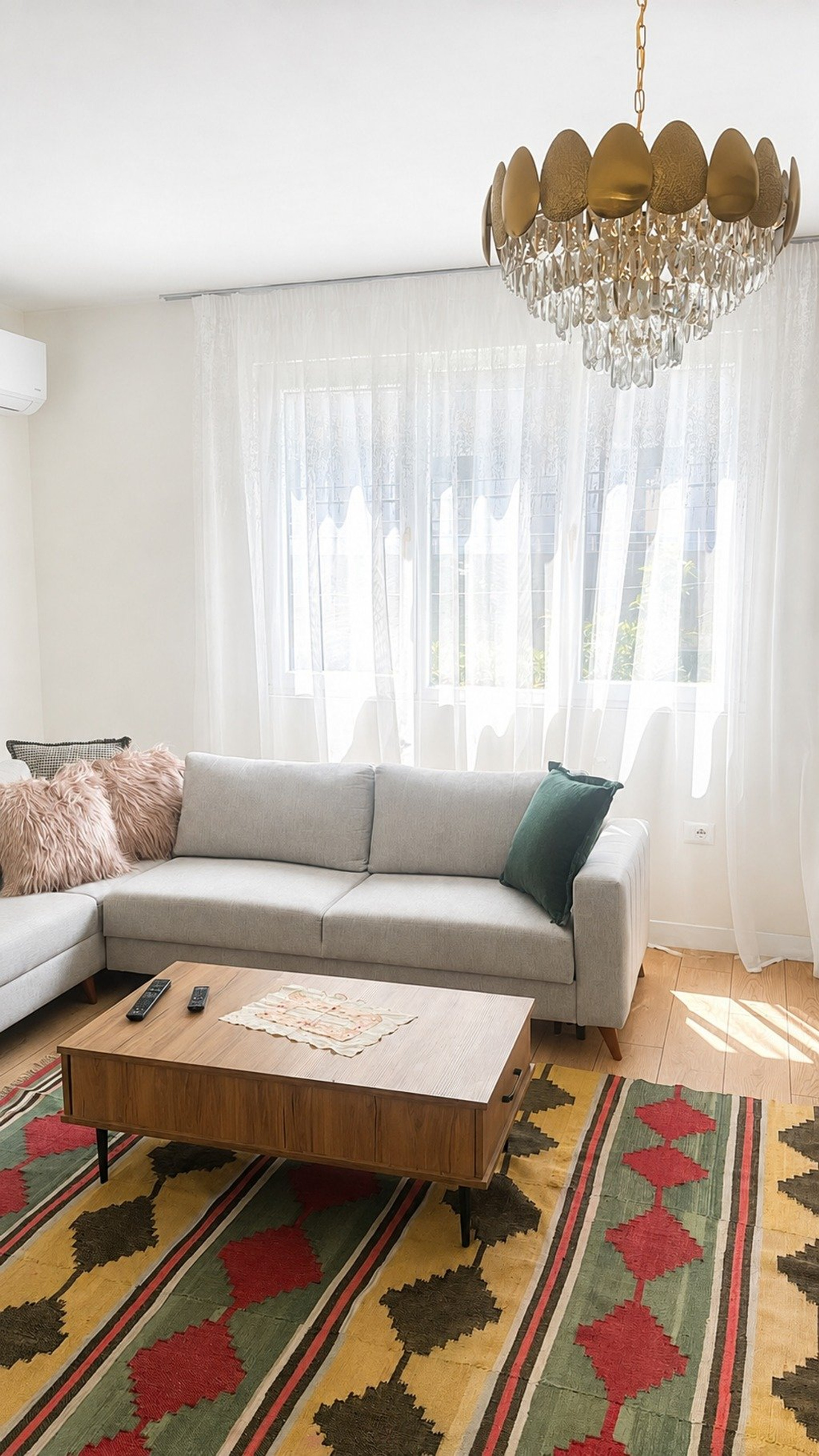 Living room with sofa view