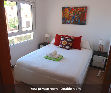 Coliving Villa with pool in sunny island - Double Room