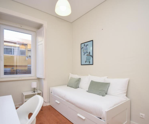 Single bedroom with daybed
