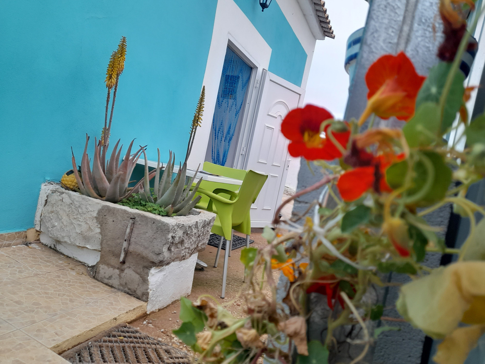 entrance and patio