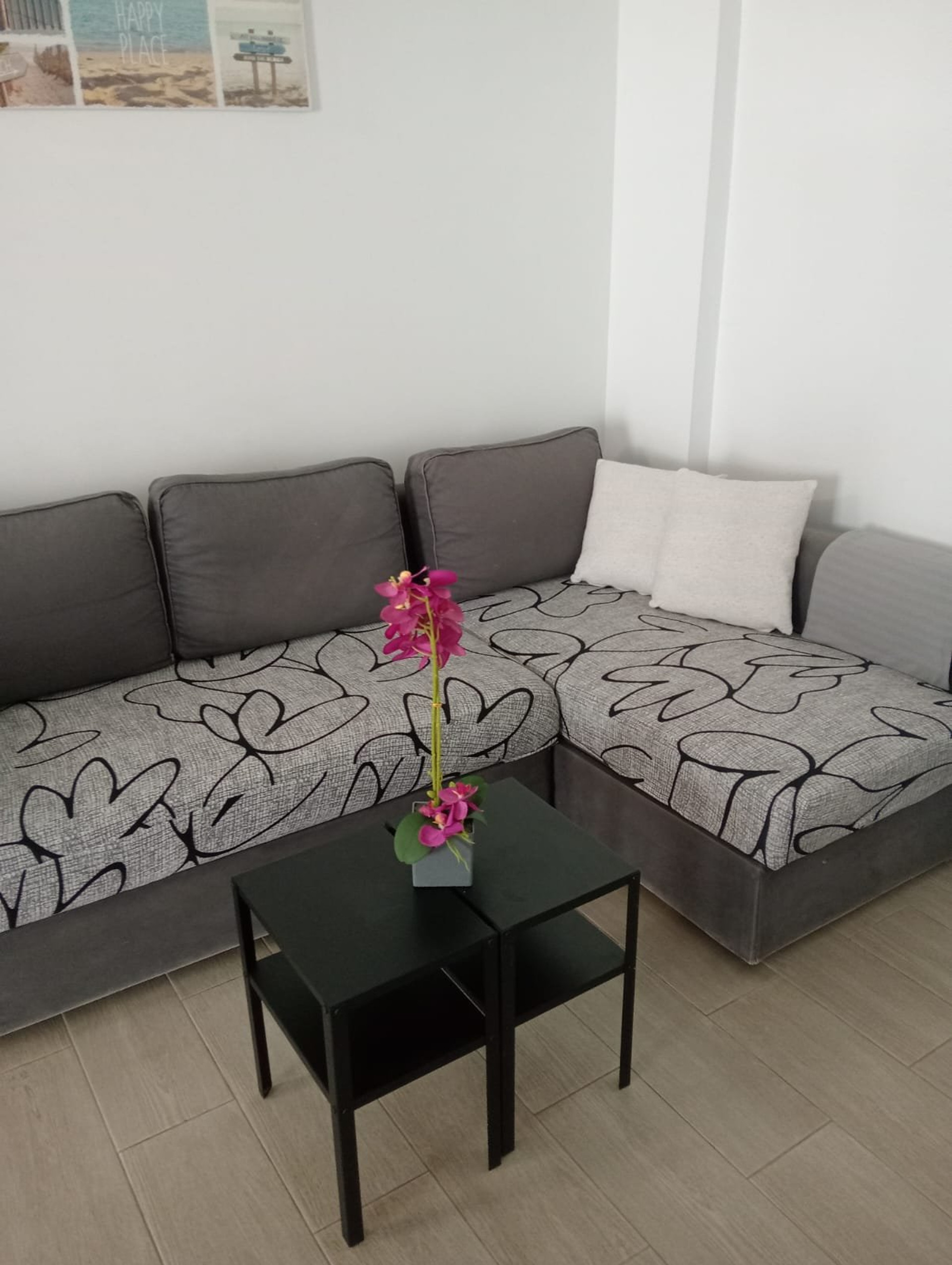 Living room sofa and coffee table