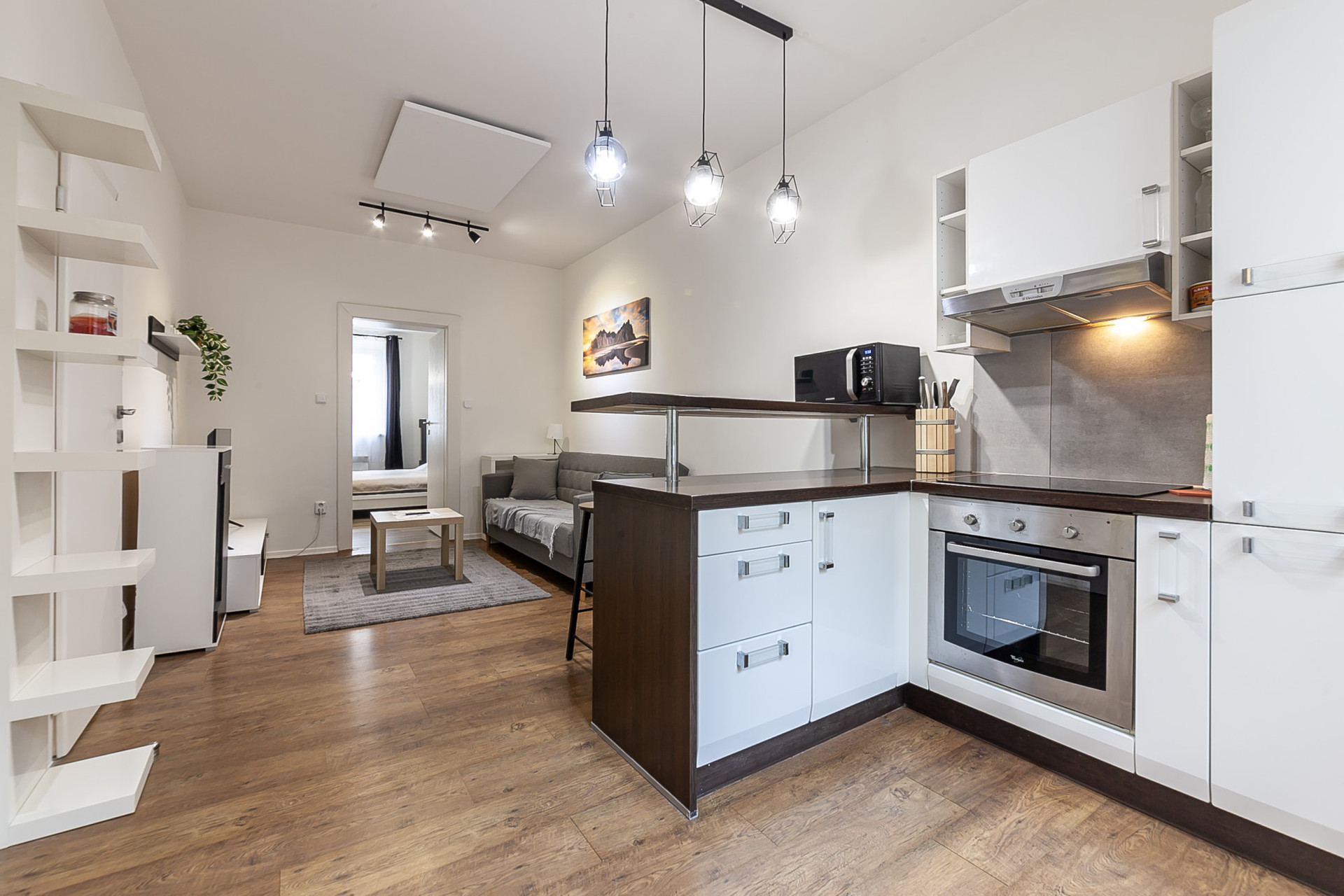 Kitchen with livingroom