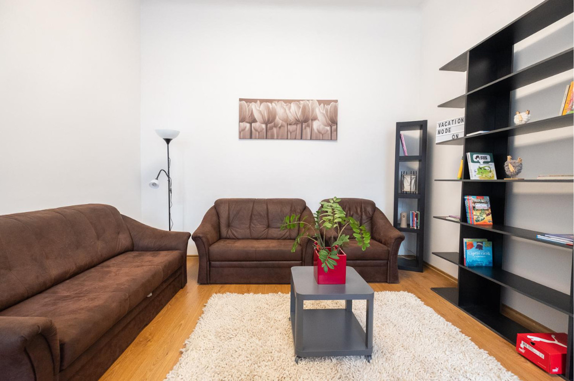 Living room with sofa, settee