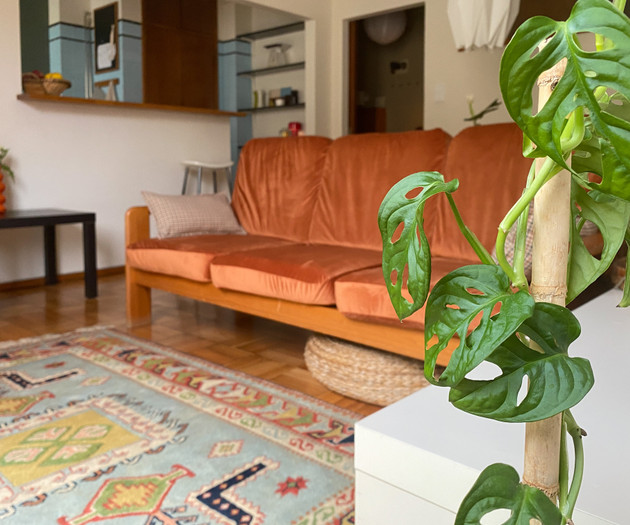 sunny retro coliving - Indigo Bedroom