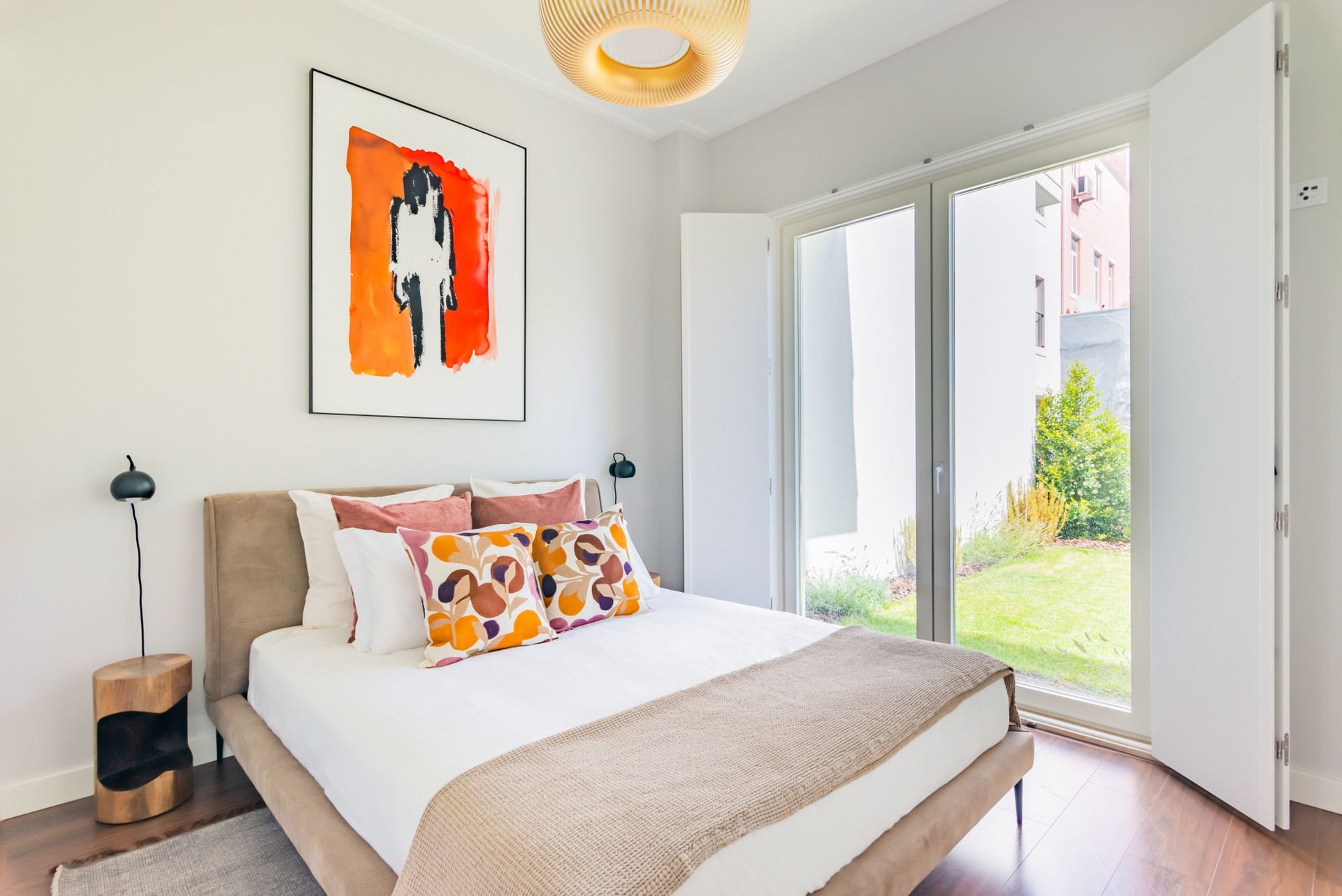 Bedroom with Queen-Size Bed and A/C