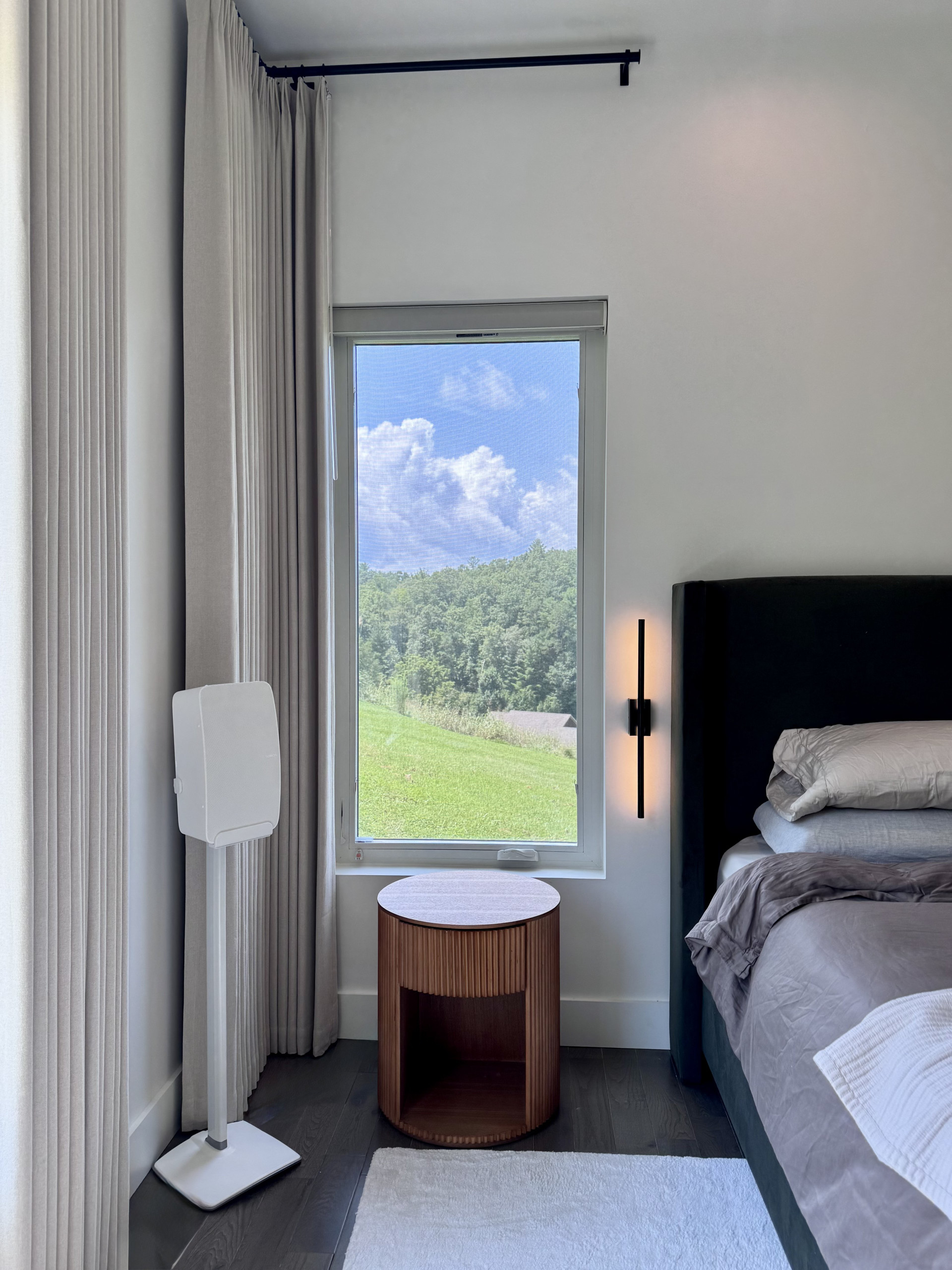 Bedroom nook with nightstand