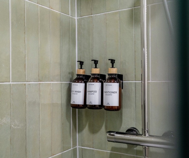 Shower toiletry dispensers