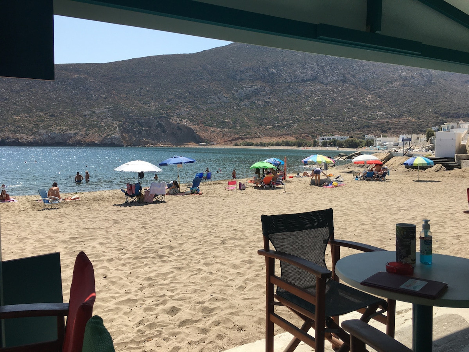 The nearby beach of Apollo