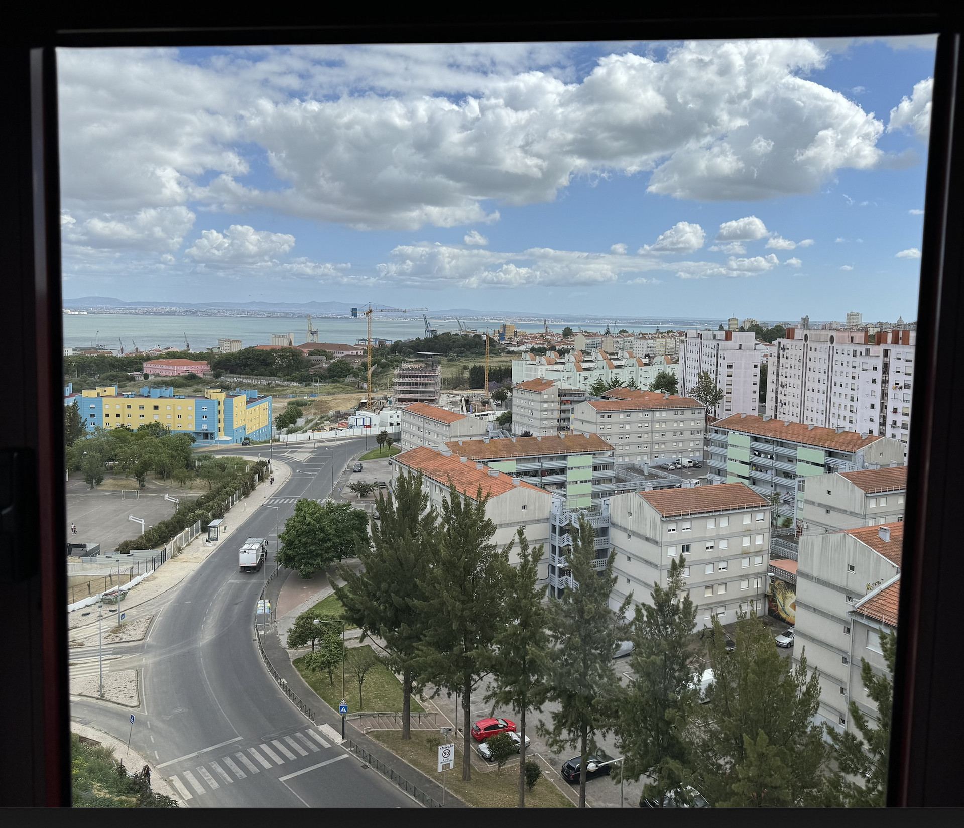 Vista do Rio Tejo e da margem Sul