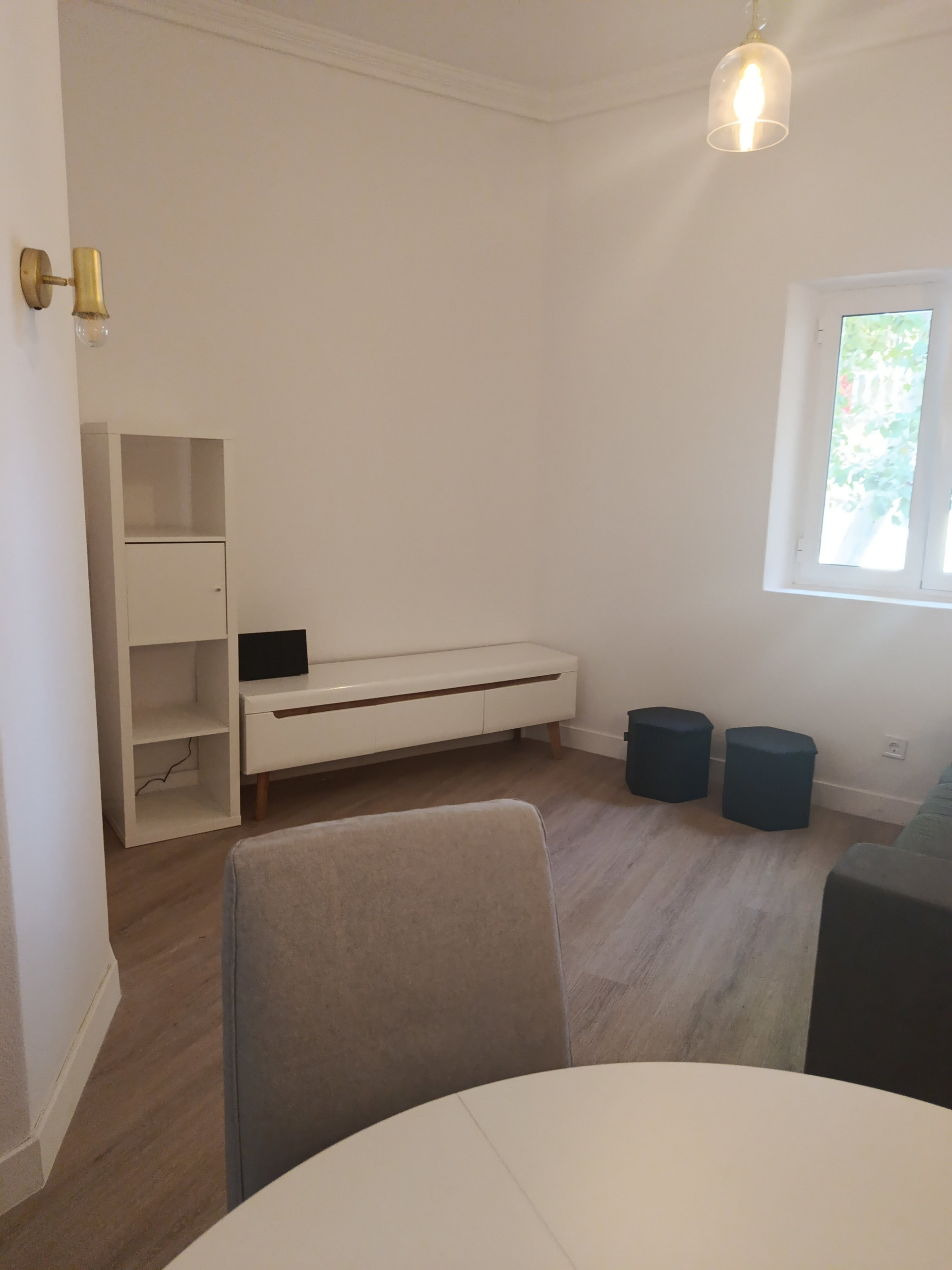 Living room with dining area