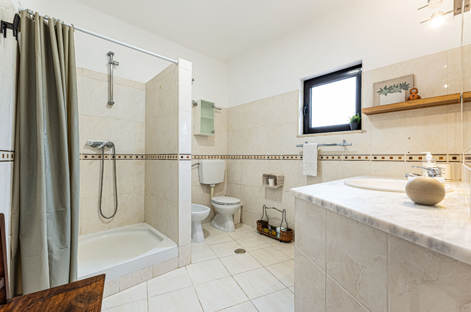 Bathroom with shower and toilet