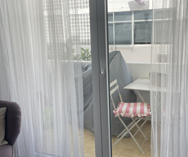 Sunny room by the beach.