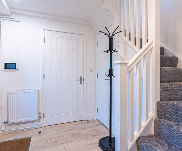 Entrance hallway with coat stand