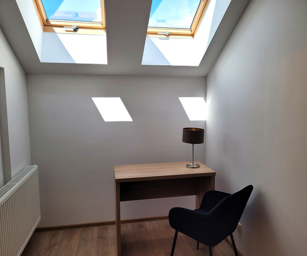 A quiet place to work with comfortable facilities