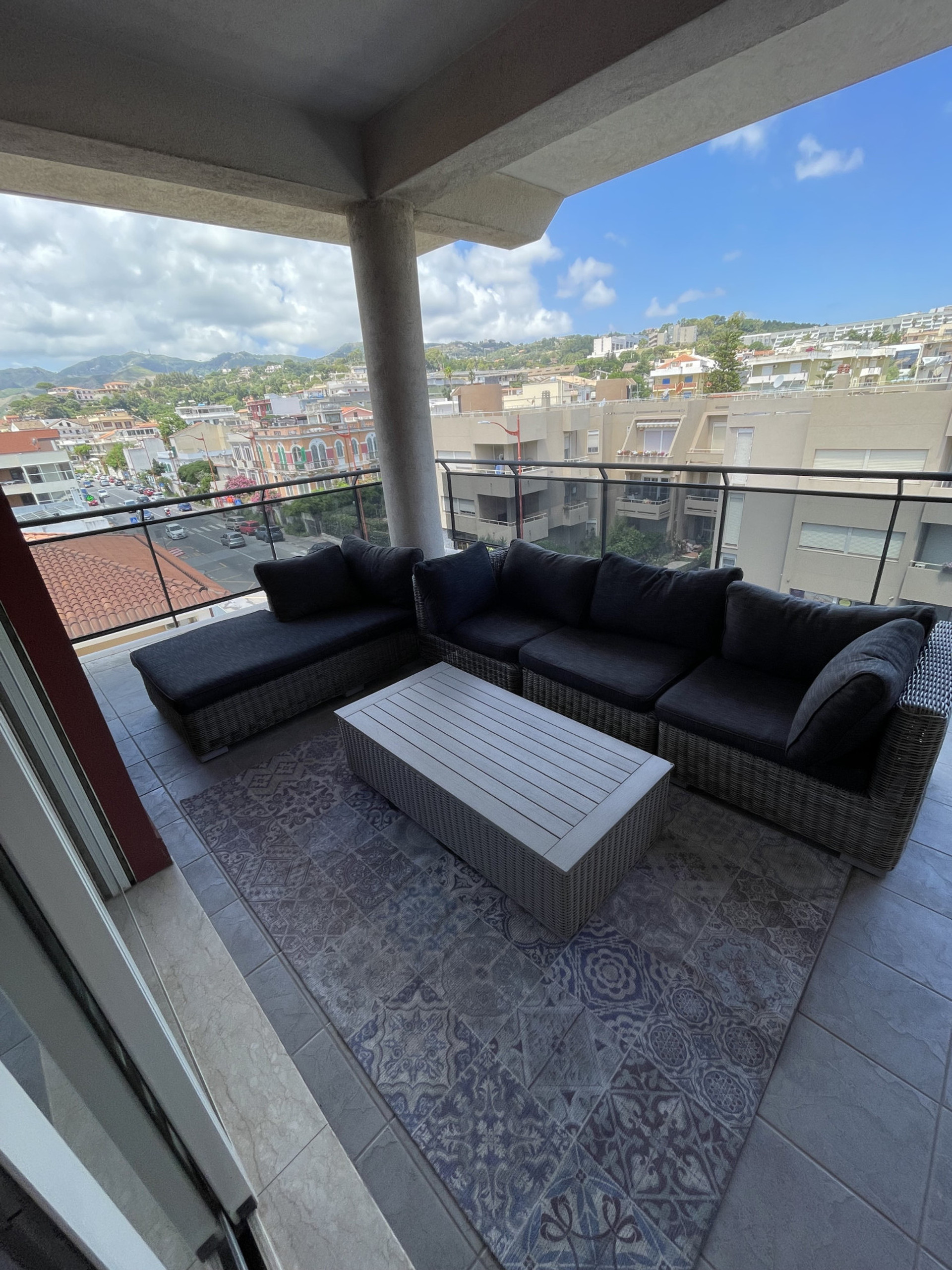 And here is the lovely outdoor living space