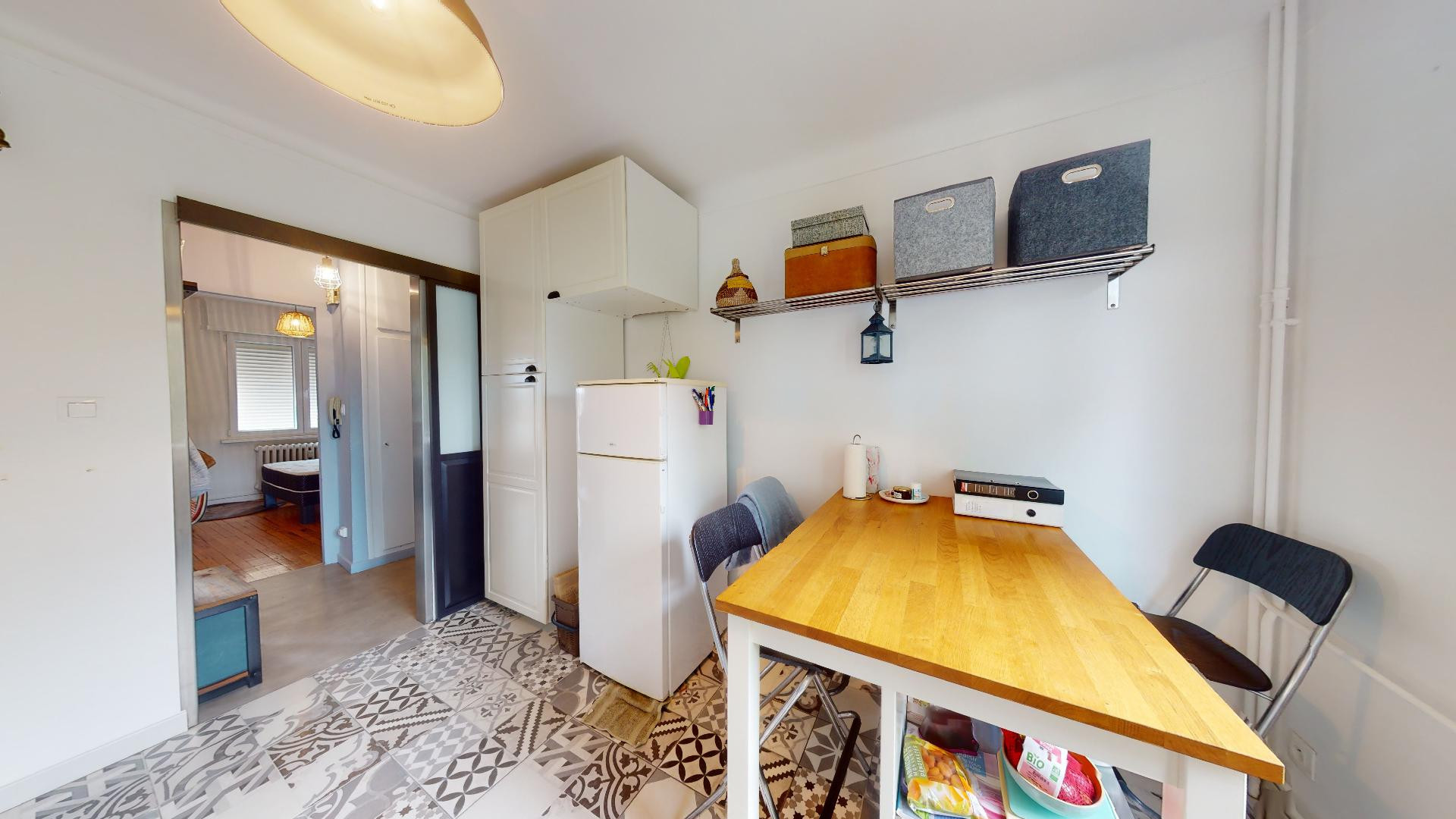 Kitchen with table
