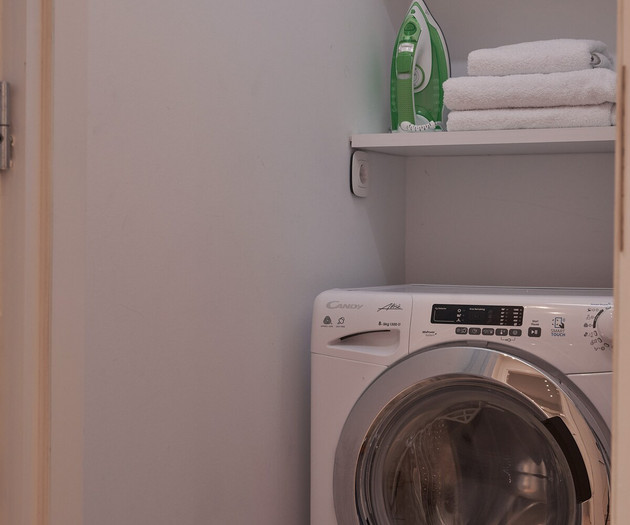 The laundry room, wash & dryer machine