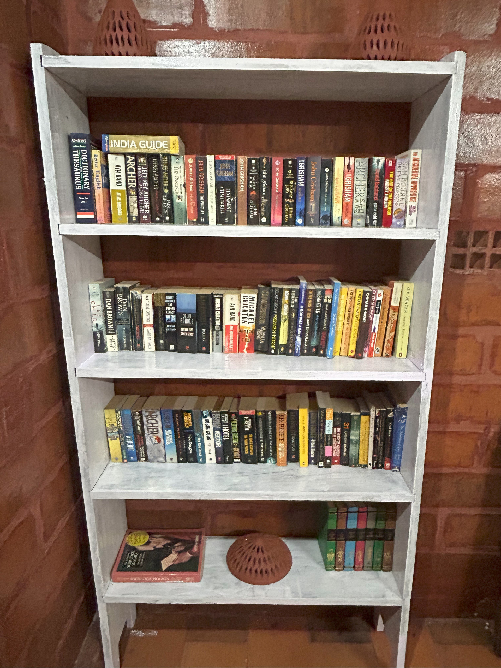 Bookshelf filled with books