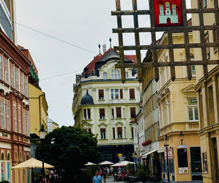 Smack in the heart of Bratislava