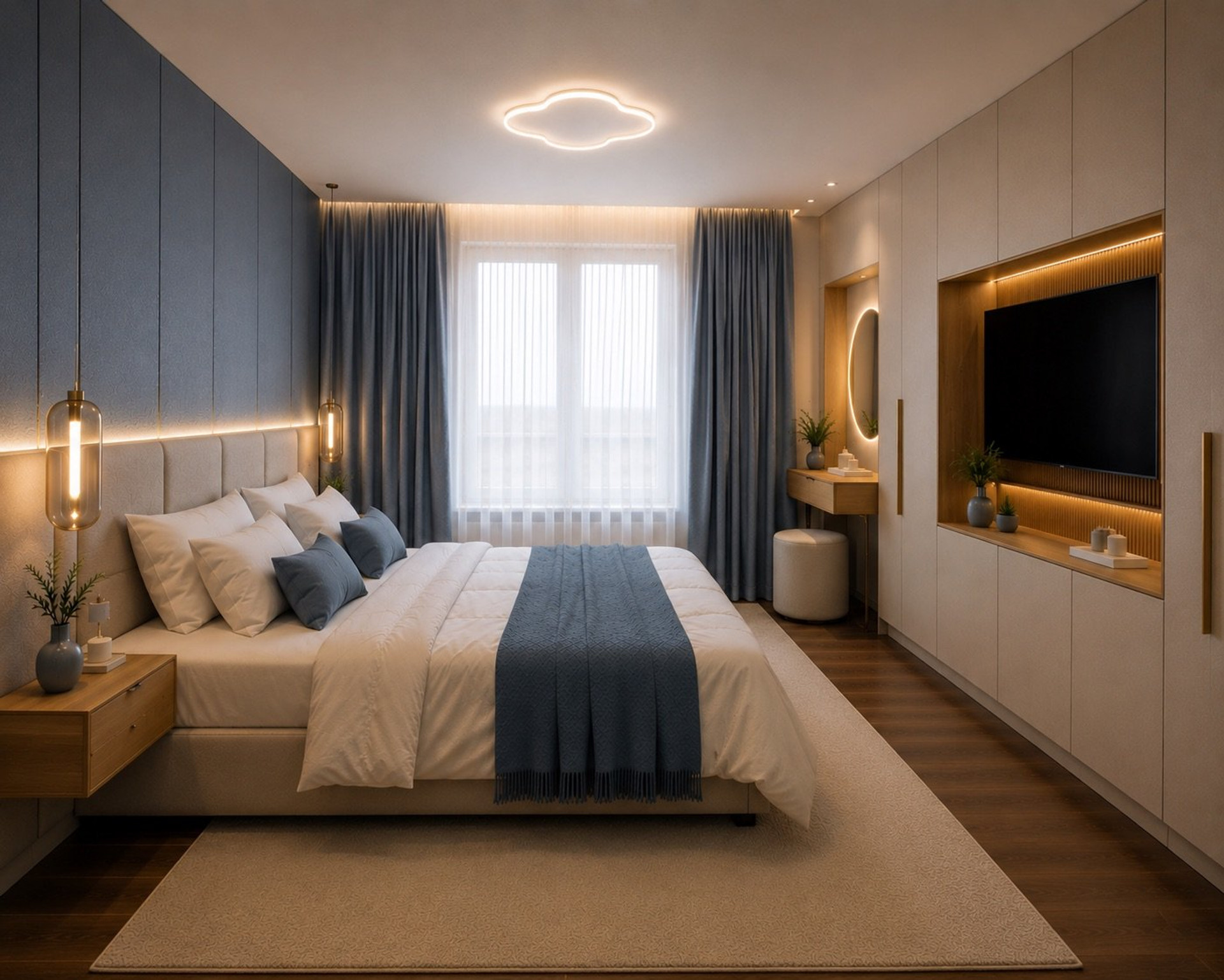 Master bedroom with ensuite facilities 
