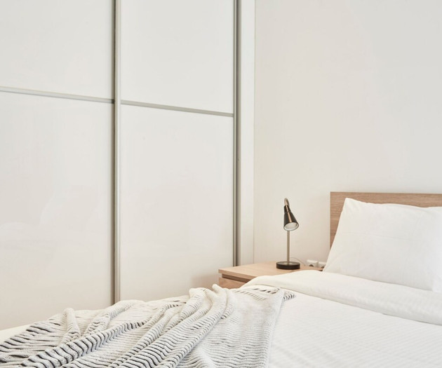 The bedroom's wardrobe