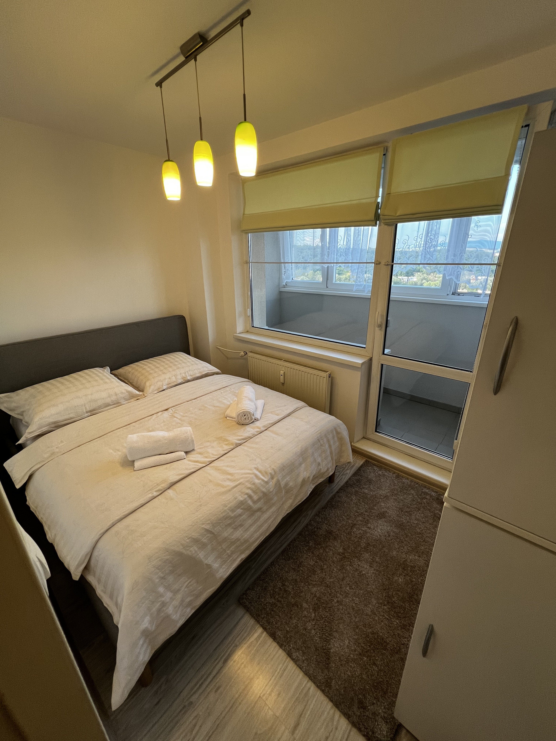 Bedroom with balcony access