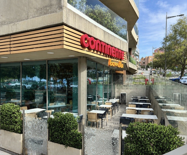 Nearby supermarket and cafe