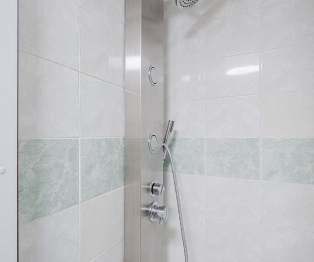 Shower head close-up