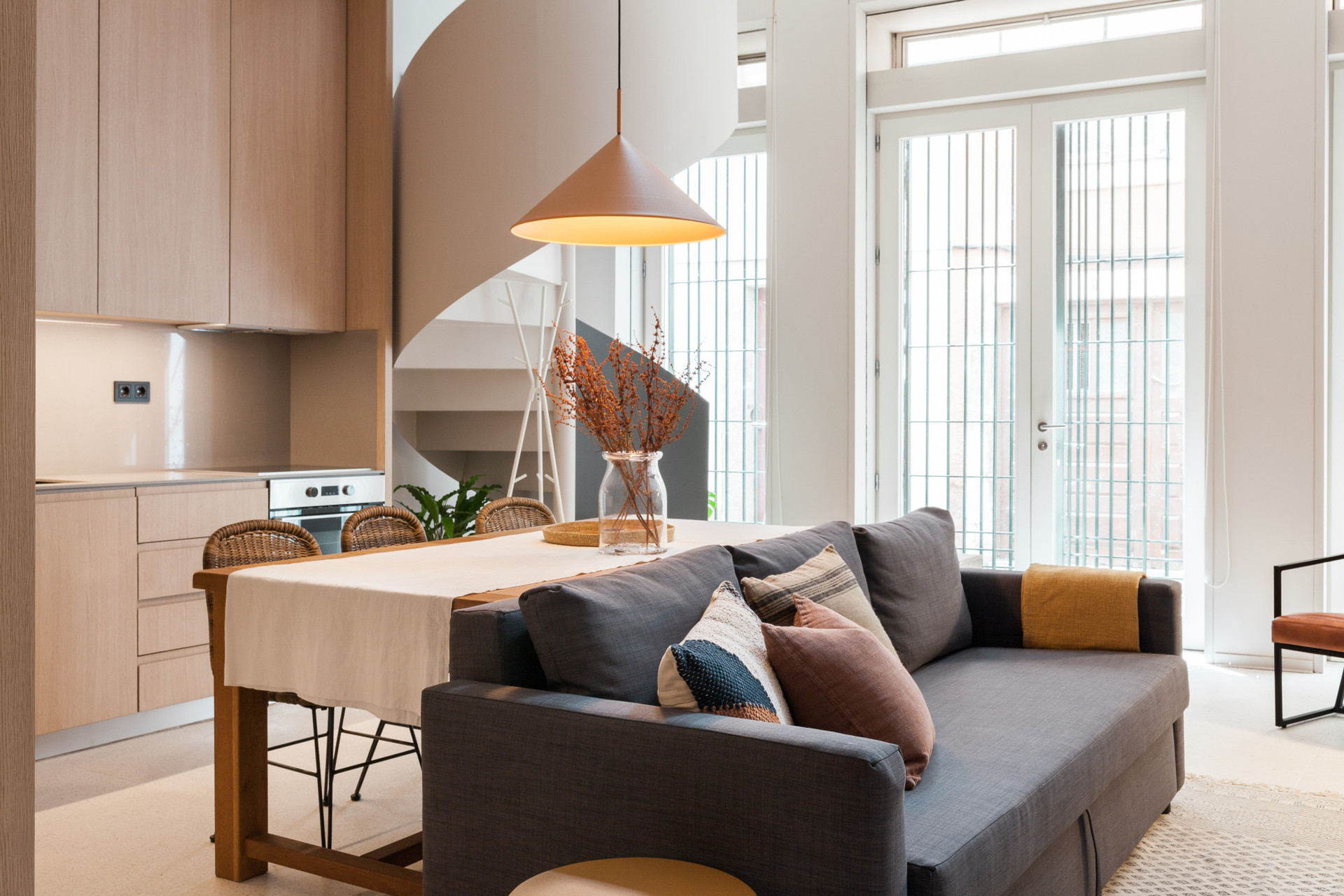 Living room & Kitchenette