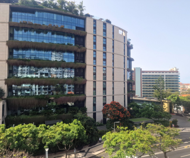 Exterior view of modern building