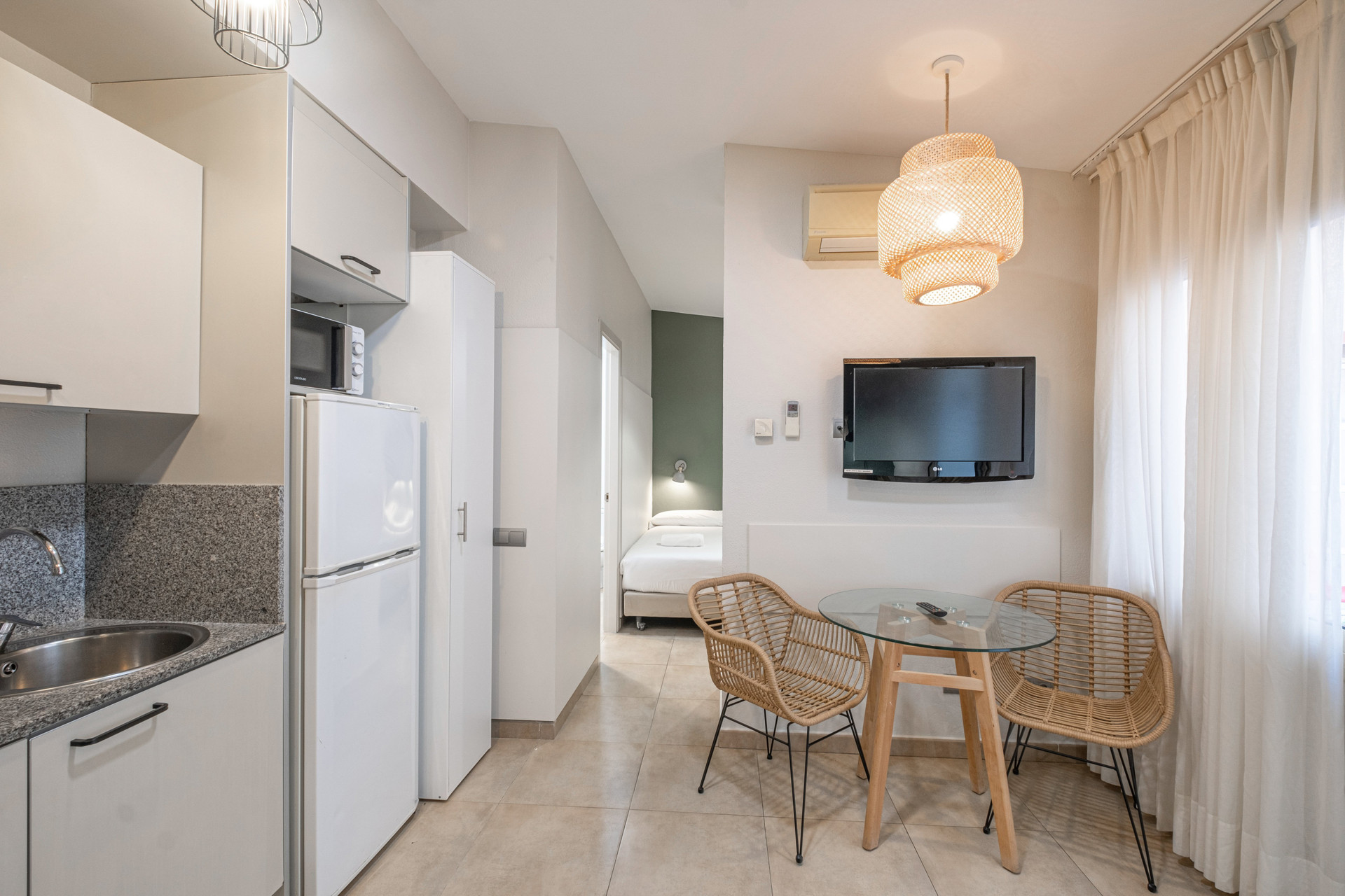 Full apartment open plan view