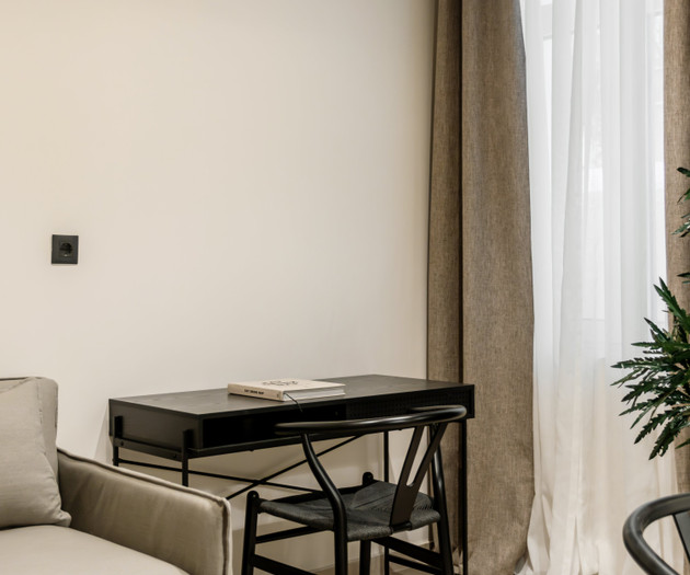 Modern Studio with Workspace