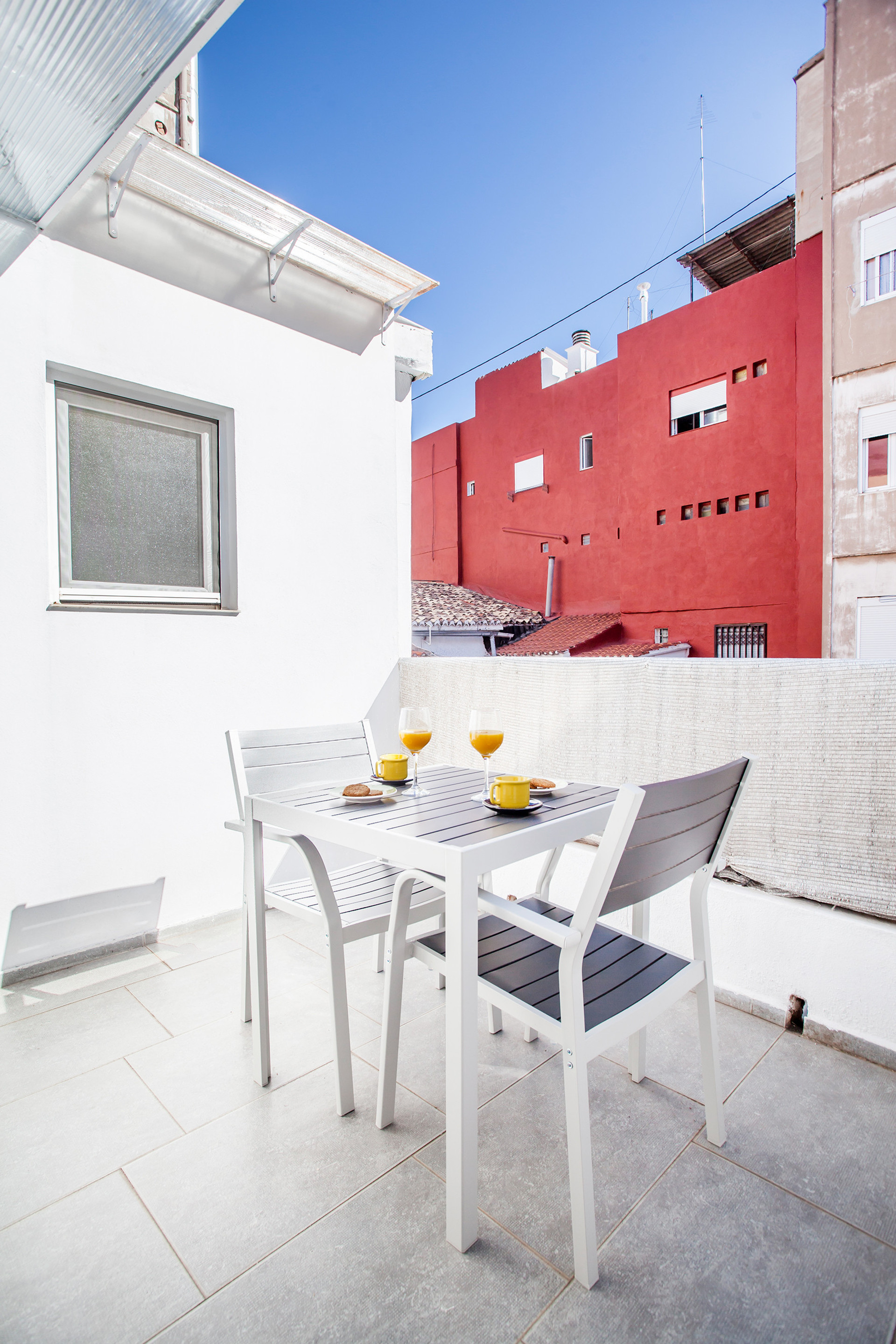 Spacious terrace