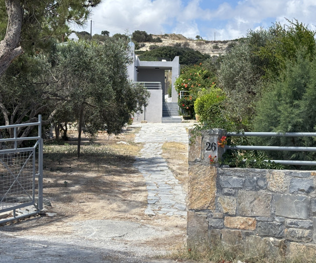 Pathway to house through garden