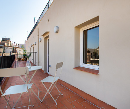 CHEERFUL APARTMENT WITH TERRACE IN GOTHIC QUARTER