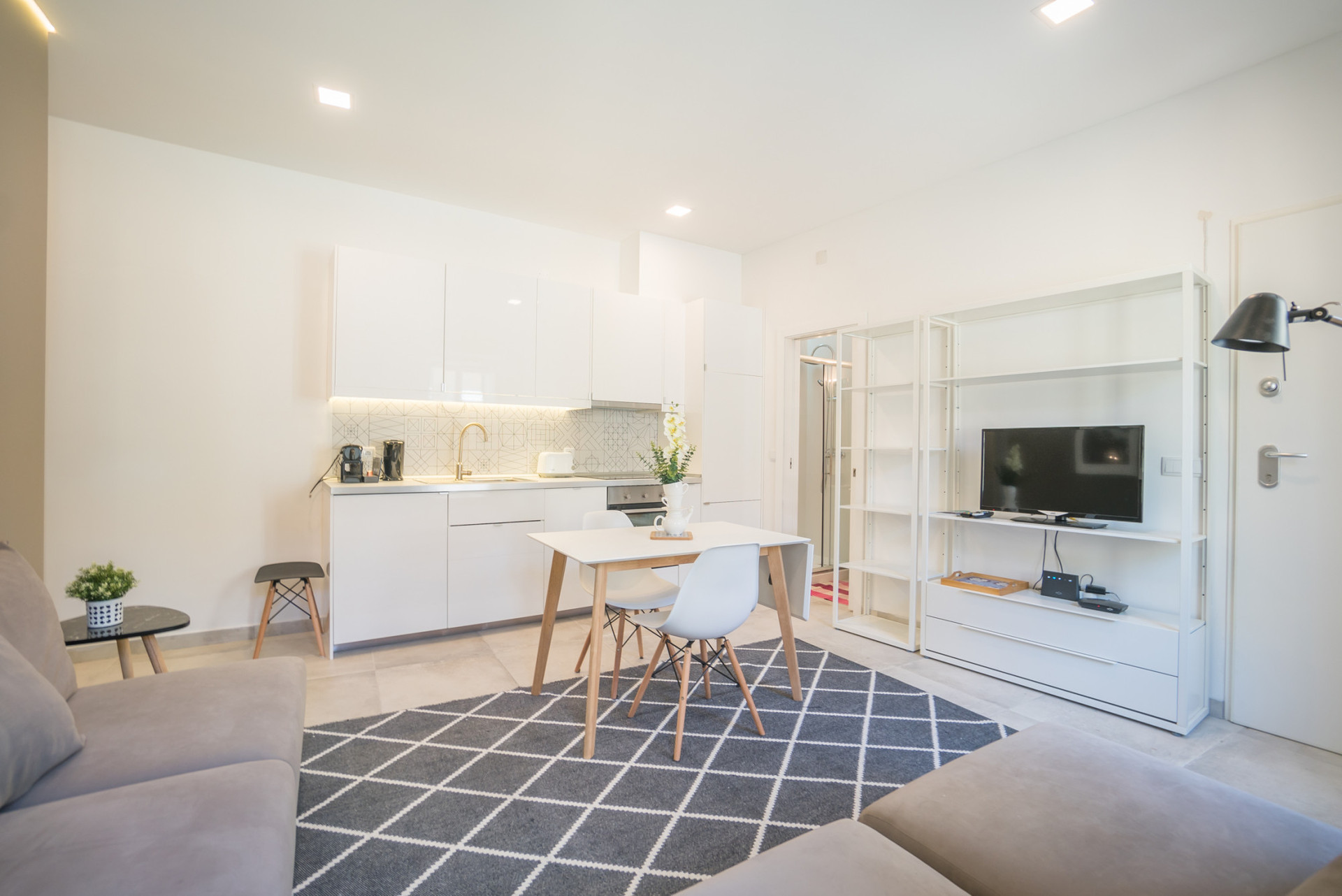 Living room with Kitchenette