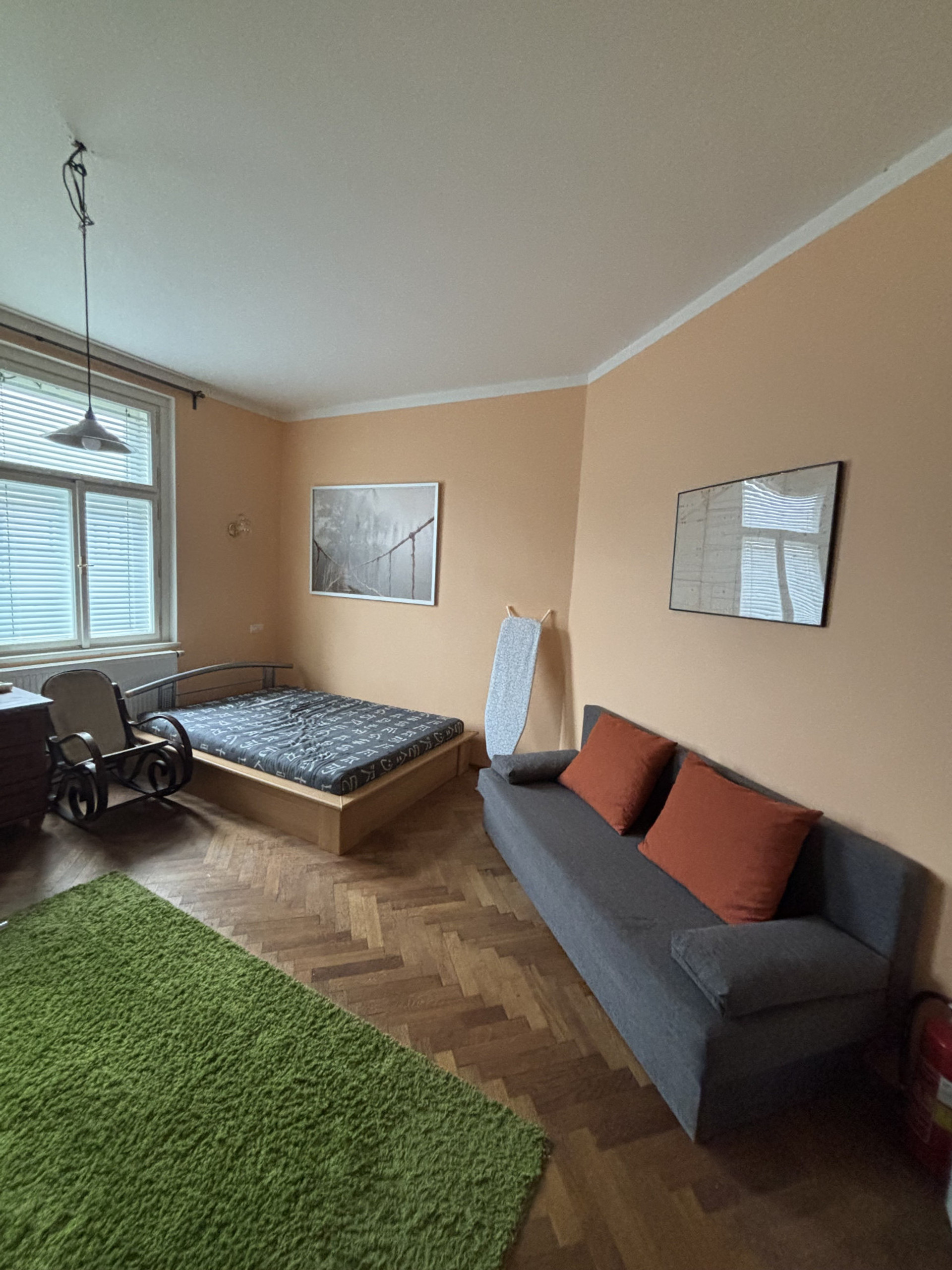 This is the room for rent.