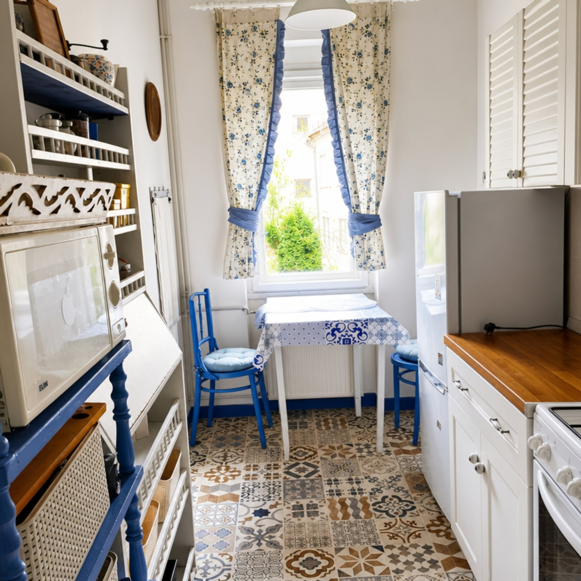 Cozy kitchen with dining table