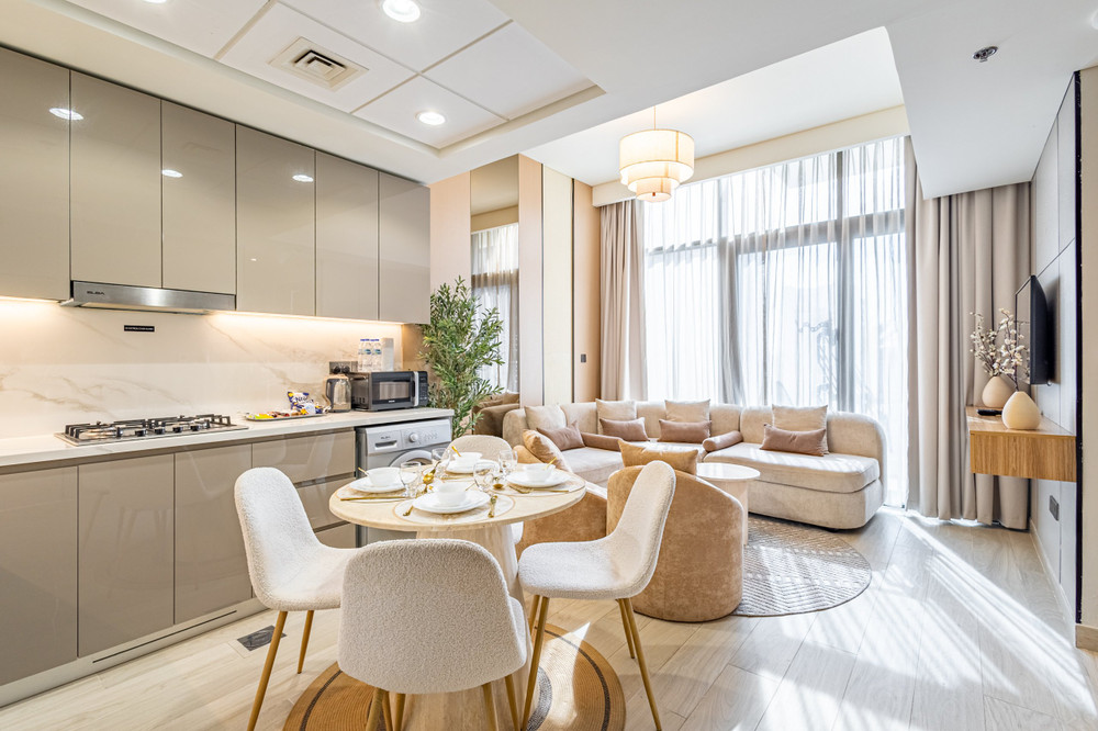 Modern 1BR in Azizi Riviera preview