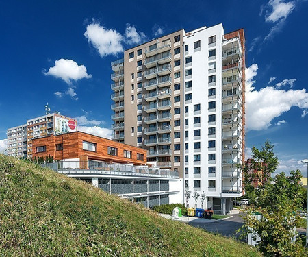 Cozy accommodation with the balcony near the dam