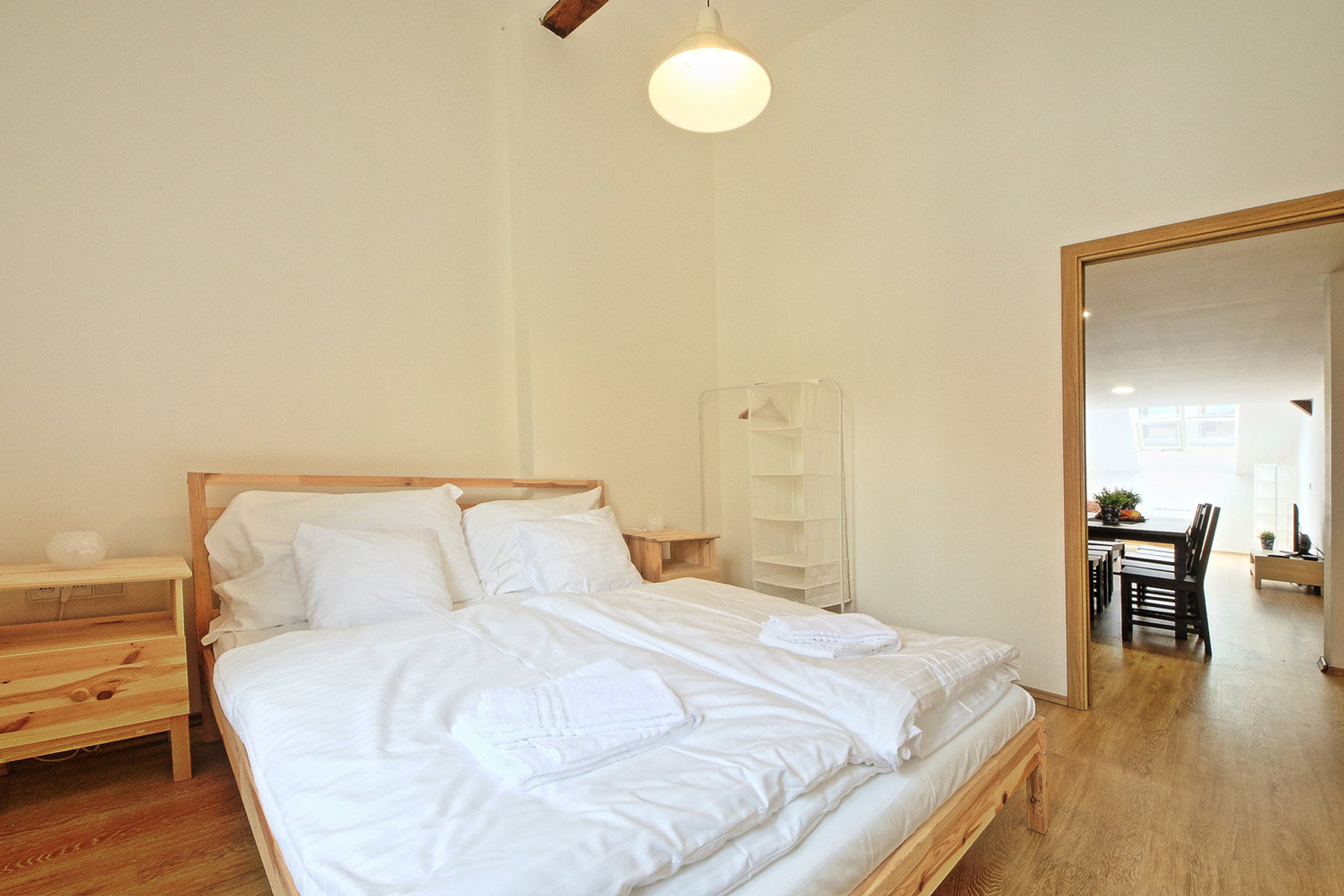 1st bedroom with double bed
