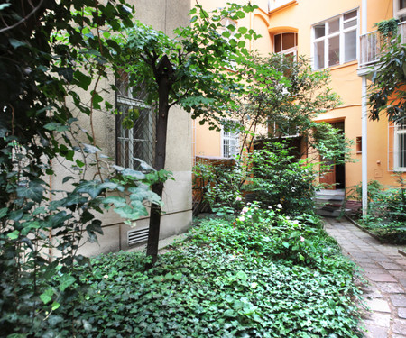 One-bedroom apartment with balcony and infrasauna