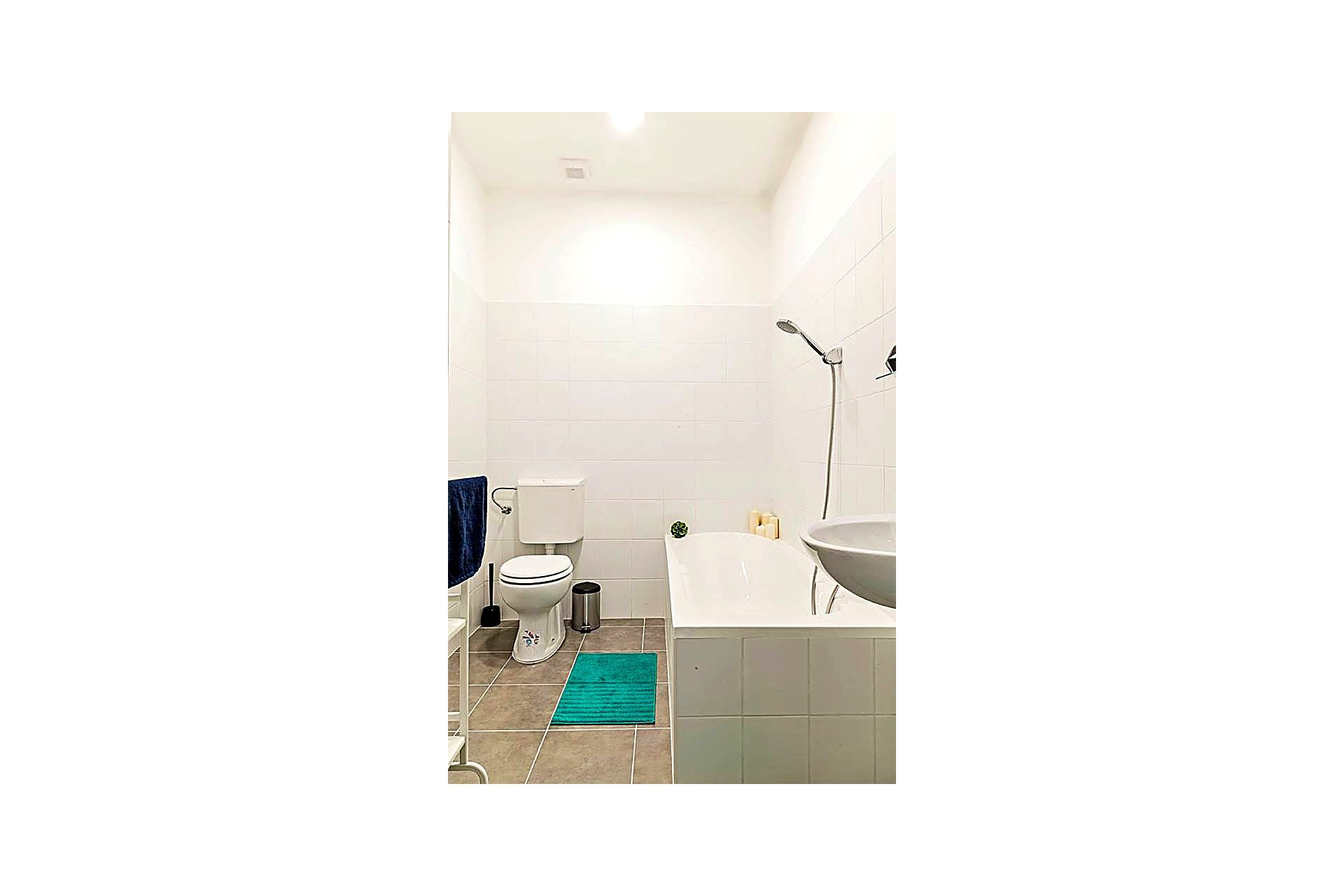 Bathroom with tub
